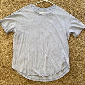 Aerie Oversized Baby Blue Tee